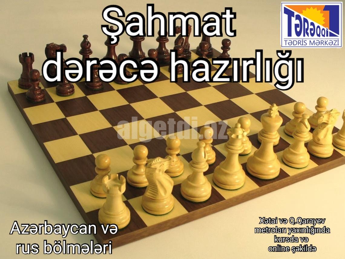 Şahmat dərəcə hazırlığı