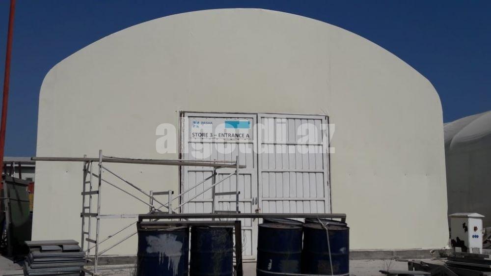 Anqar və anbar örtüklərinin hazırlanması