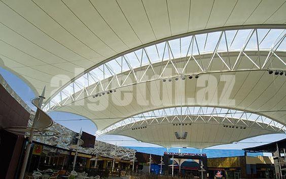 Membranla stadionun örtülməsi