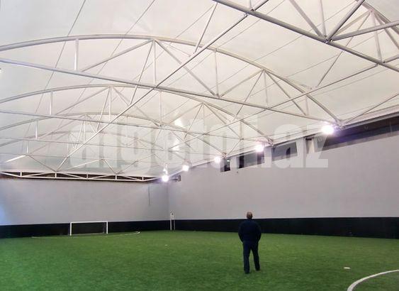 Membranla stadionlarin örtülməsi