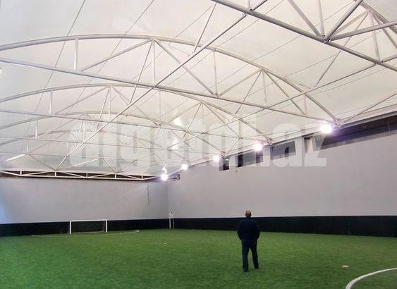 Membranla stadionlarin örtülməsi