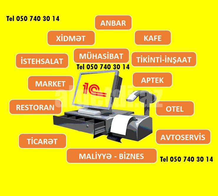 1C 8.3 Muhasibat və Ticarət Anbar proqrami Azərbaycanca