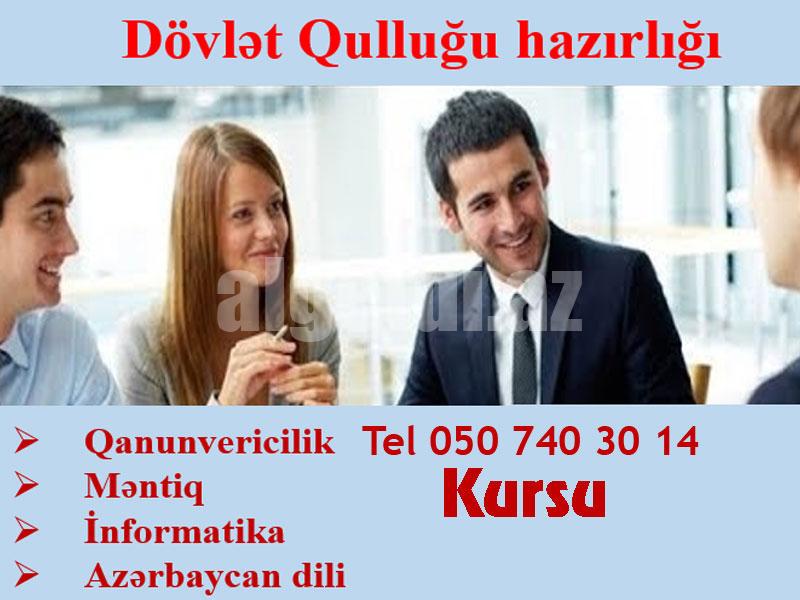 Dovlet qulluguna hazirliq