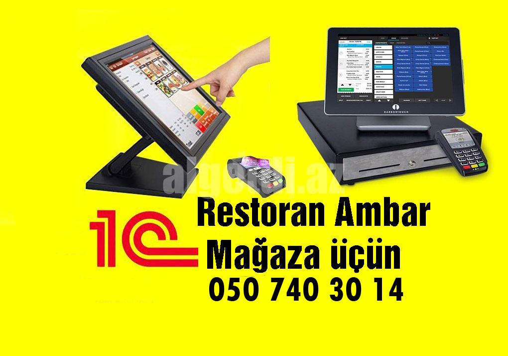 1C 8.3 Muhasibat və Ticarət Anbar proqrami Azərbaycanca