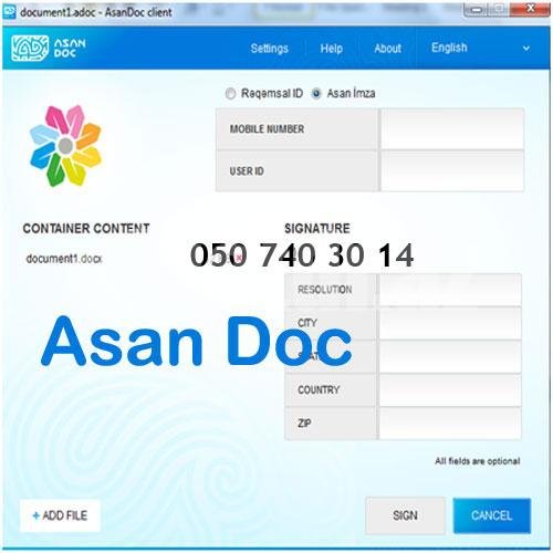 Asandoc proqramının quraşdırılması
