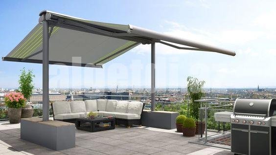 Kafe üçün cüt açılan tent