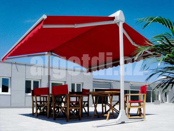 İki tərəfə açılan tent