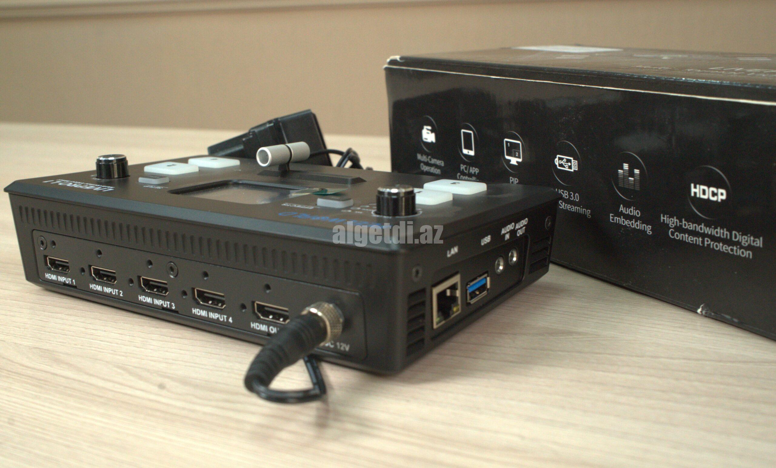 Canlı yayım avadanlığı