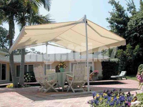 İki tərəfə açılan tent