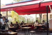 Kafe üçün dekorativ tent