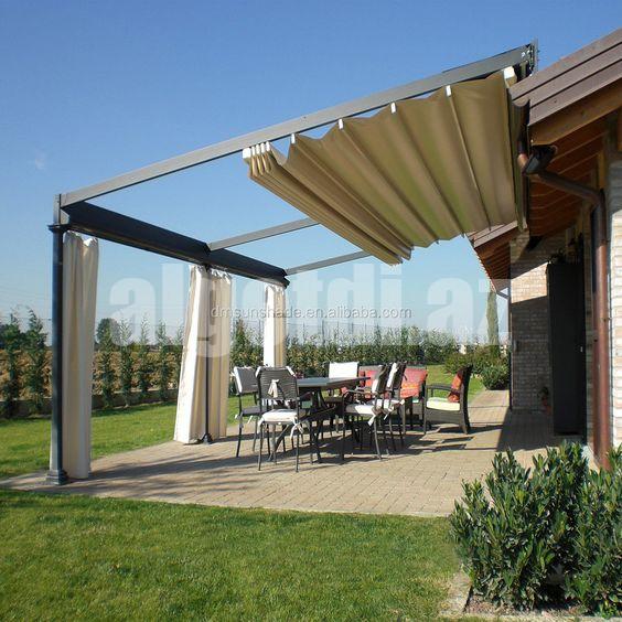 Motorlu perqola sistemi