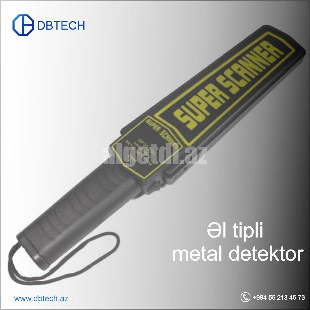 Təhlükəsizlik sistemi: əl tipli metal detektor 055 213