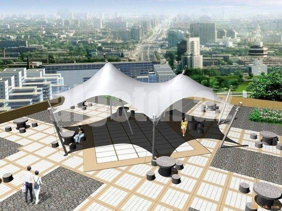 Kafe üçün kölgəlik sistemi