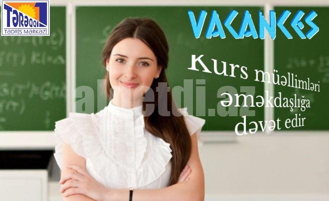 Müəllimləri əməkdaşlığa dəvət edirik