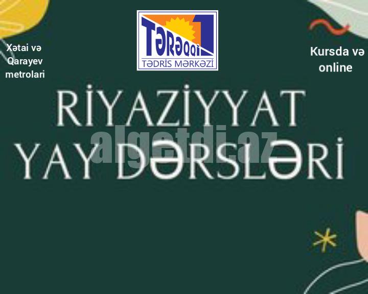 Yayda riyaziyyat dərsləri