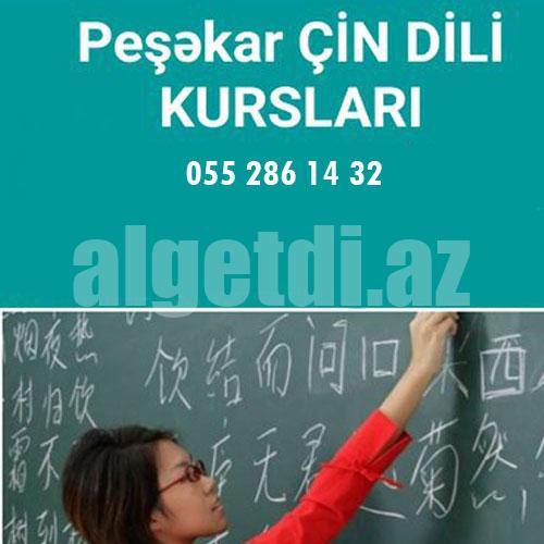 Çin dili kursu danışıq öyrədilir