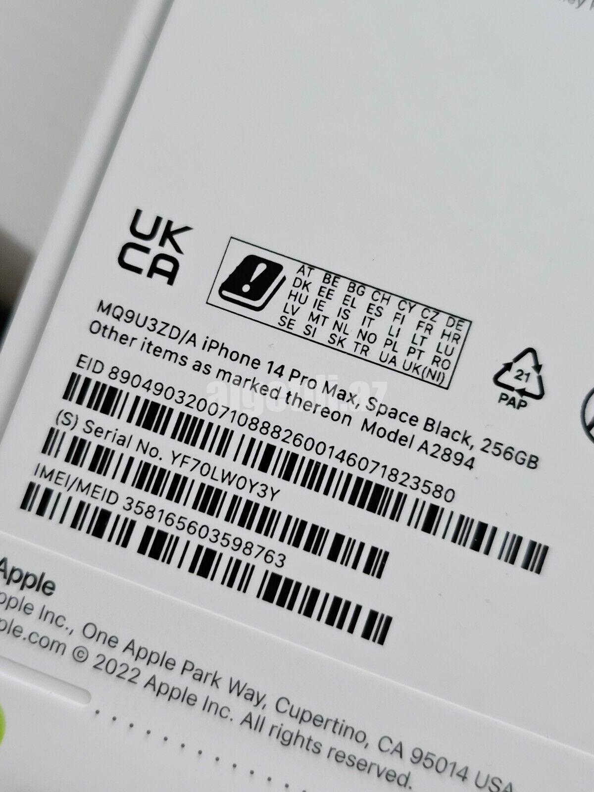 iPhone 14 Pro Max Space Black 256GB Zəmanət YENİ, Möhür