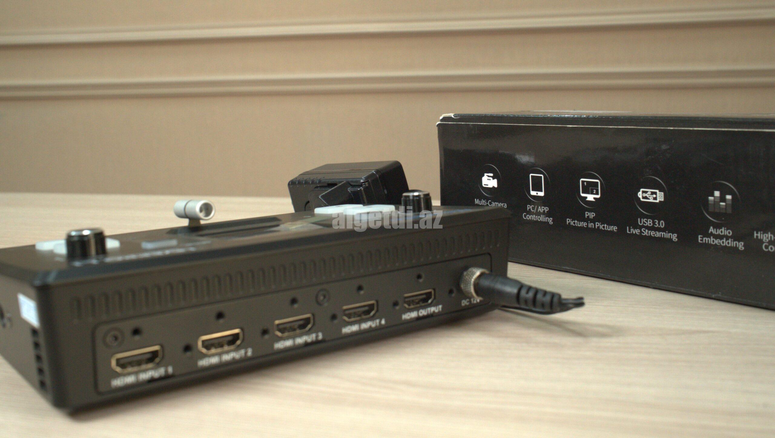 Canli yayim üçün avadanliq