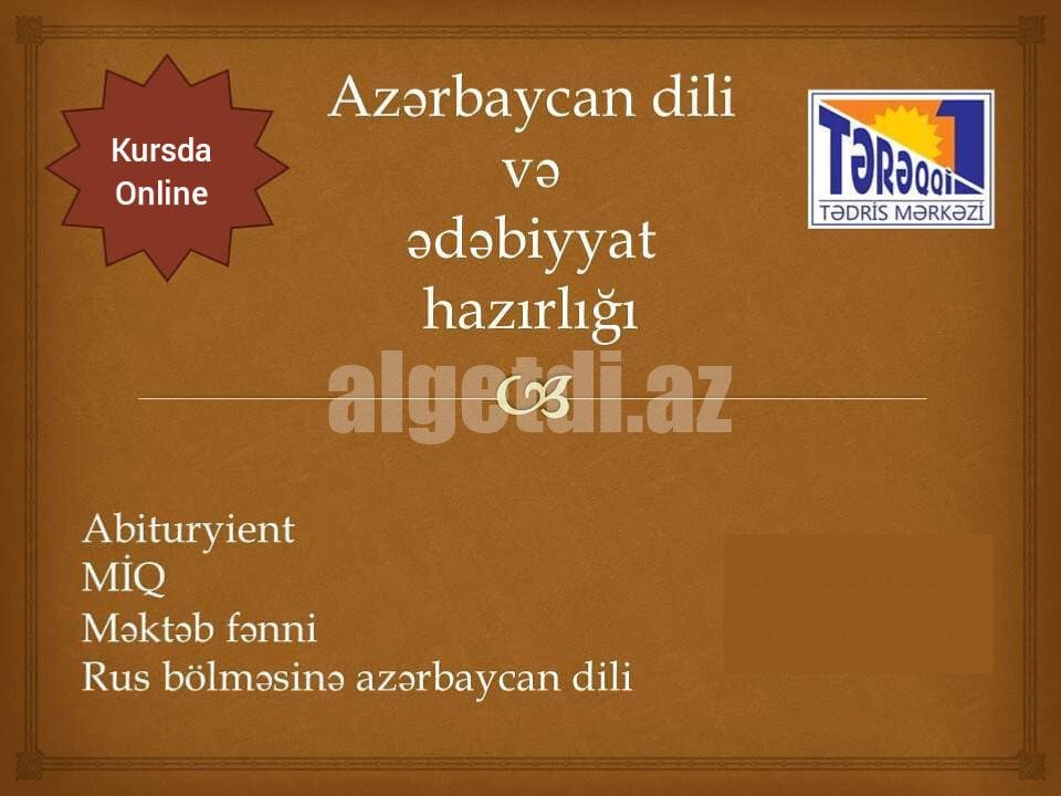 Azərbaycan dili və ədəbiyyat hazırlığı