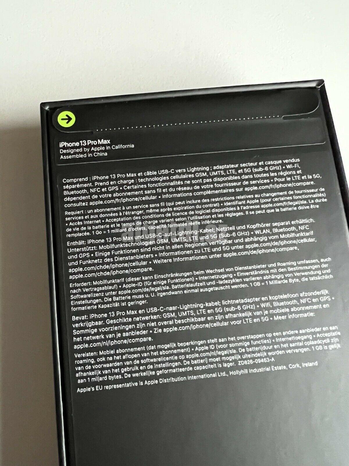 iPhone 13 Pro Max 512GB (Kilidi açılmış) Qızıl