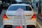 mercedes s class bey gelin toy masini sifarisi