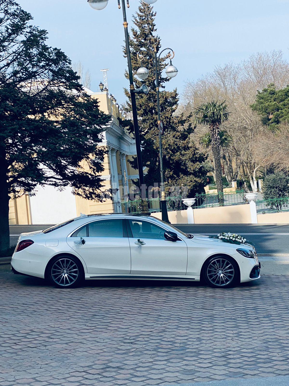 mercedes s class bey gelin toy masini sifarisi