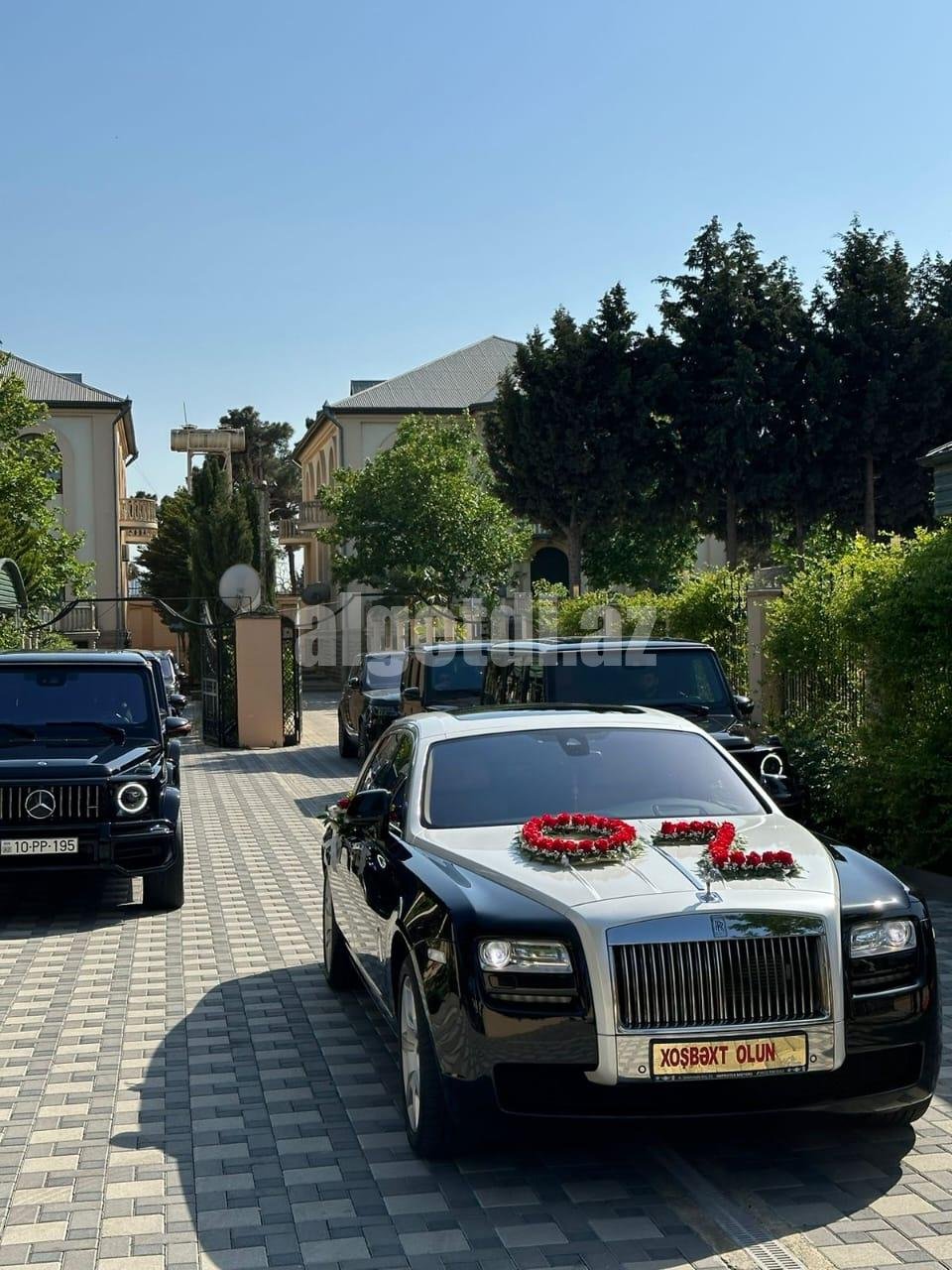 rolls royce bey gelin toy masini sifarisi