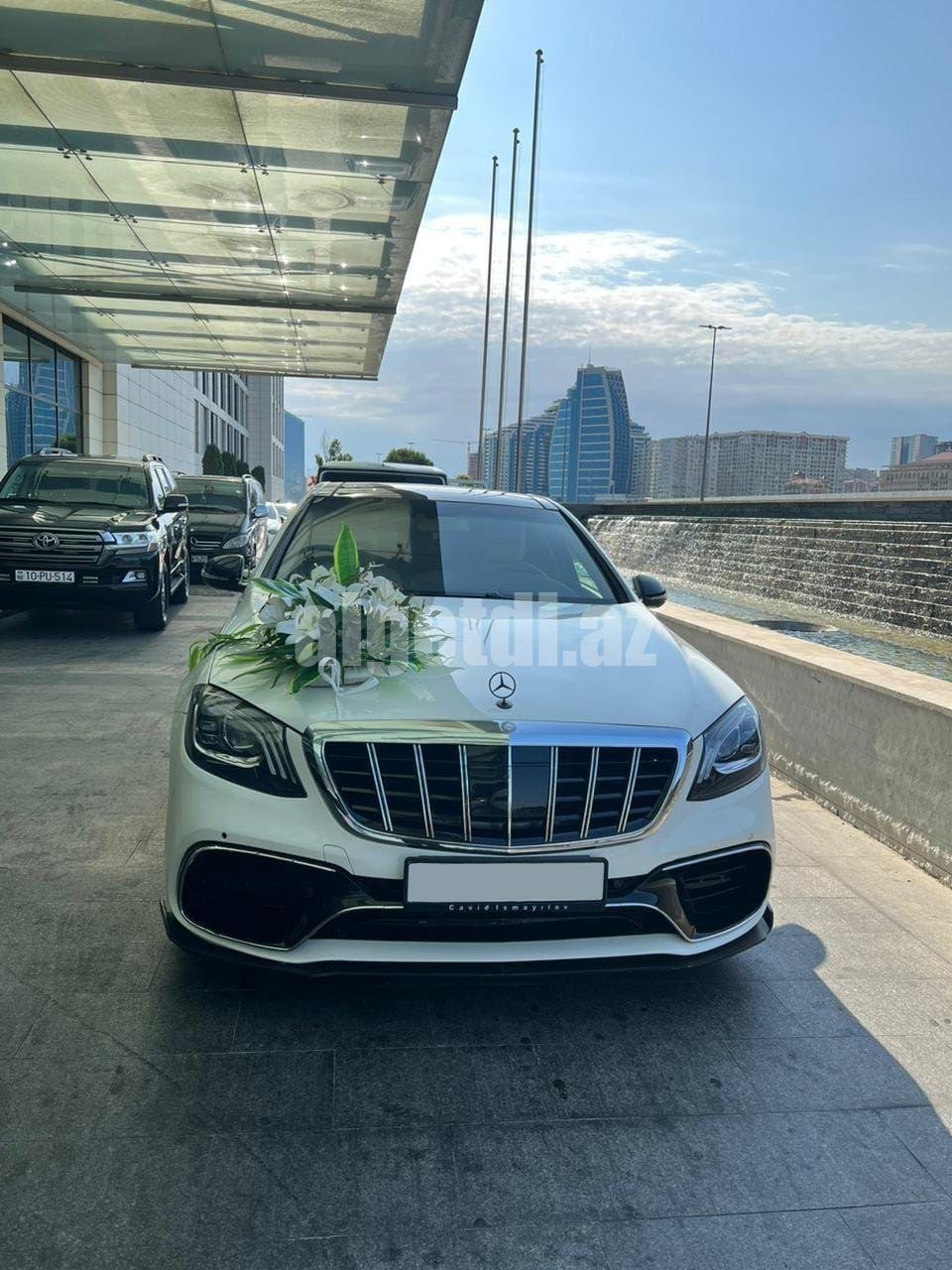 mercedes s class bey gelin toy masini sifarisi