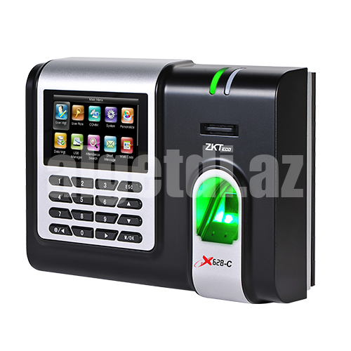 İş vaxtı və davamiyyətə nəzarət üçün biometrik terminal