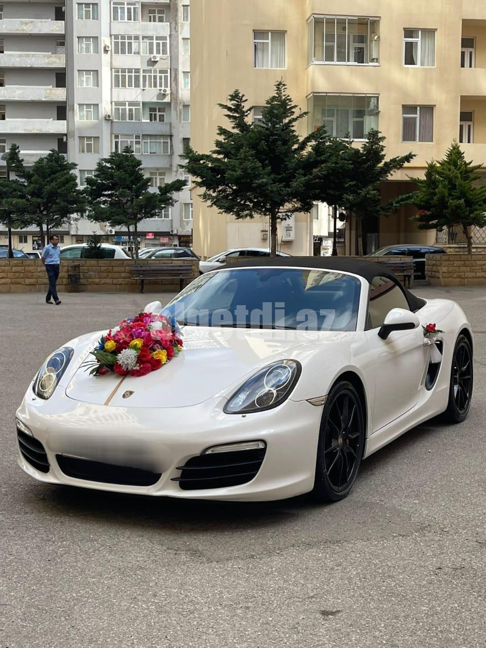 porsche boxster bey gelin toy masini sifarisi