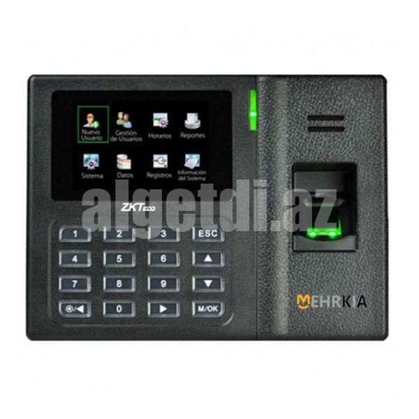 İş vaxtı və davamiyyətə nəzarət üçün biometrik terminal