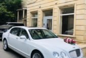 bentley bey gelin toy masini sifarisi