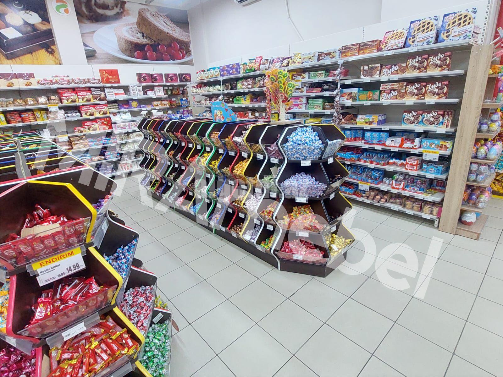 Ərzaq mağazası vitrini sifarişi