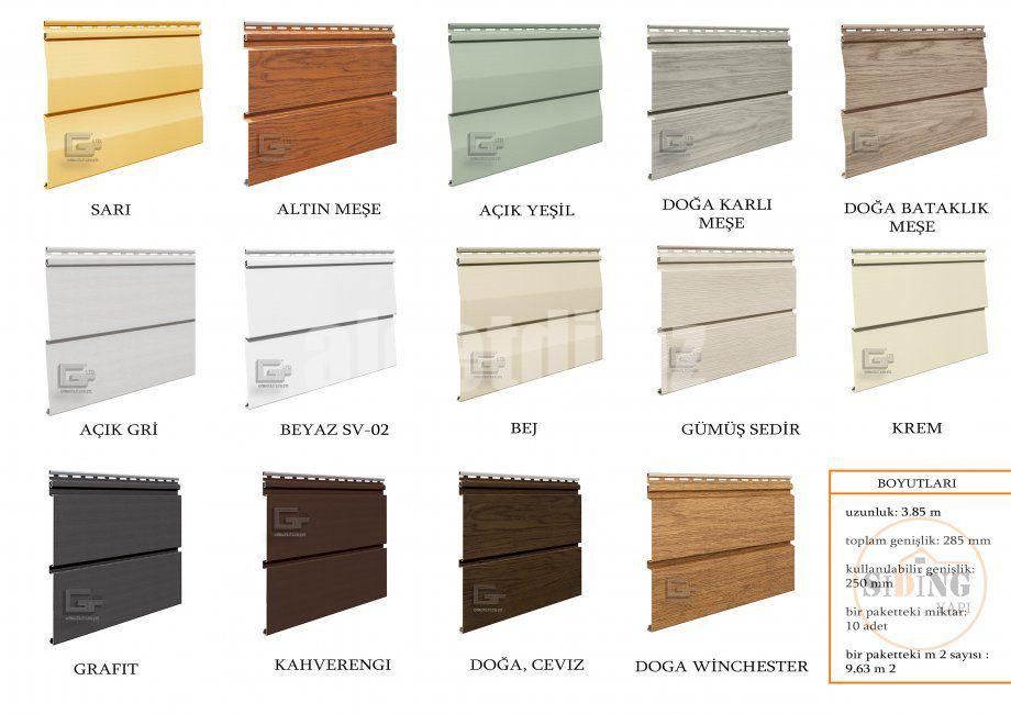 Fasad uzlukler Amerikan stil sidding