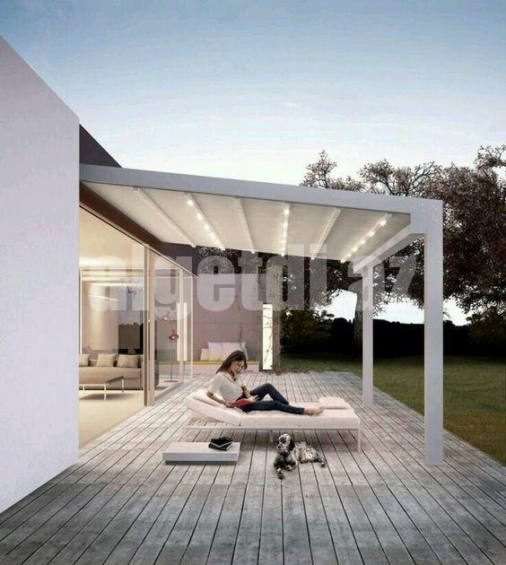 Su keçirməyən perqola tavan