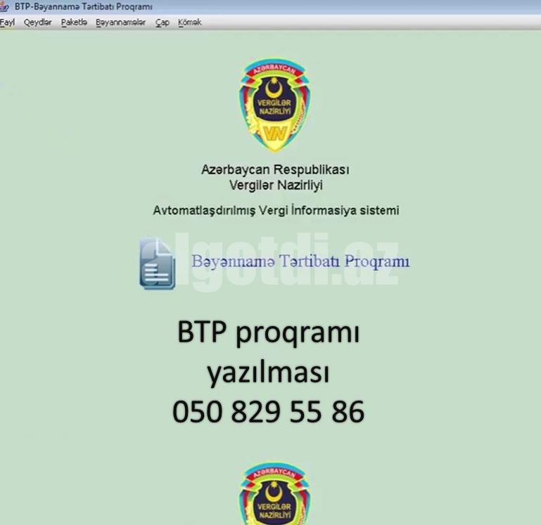 Btp proqraminin qurasdirilmasi