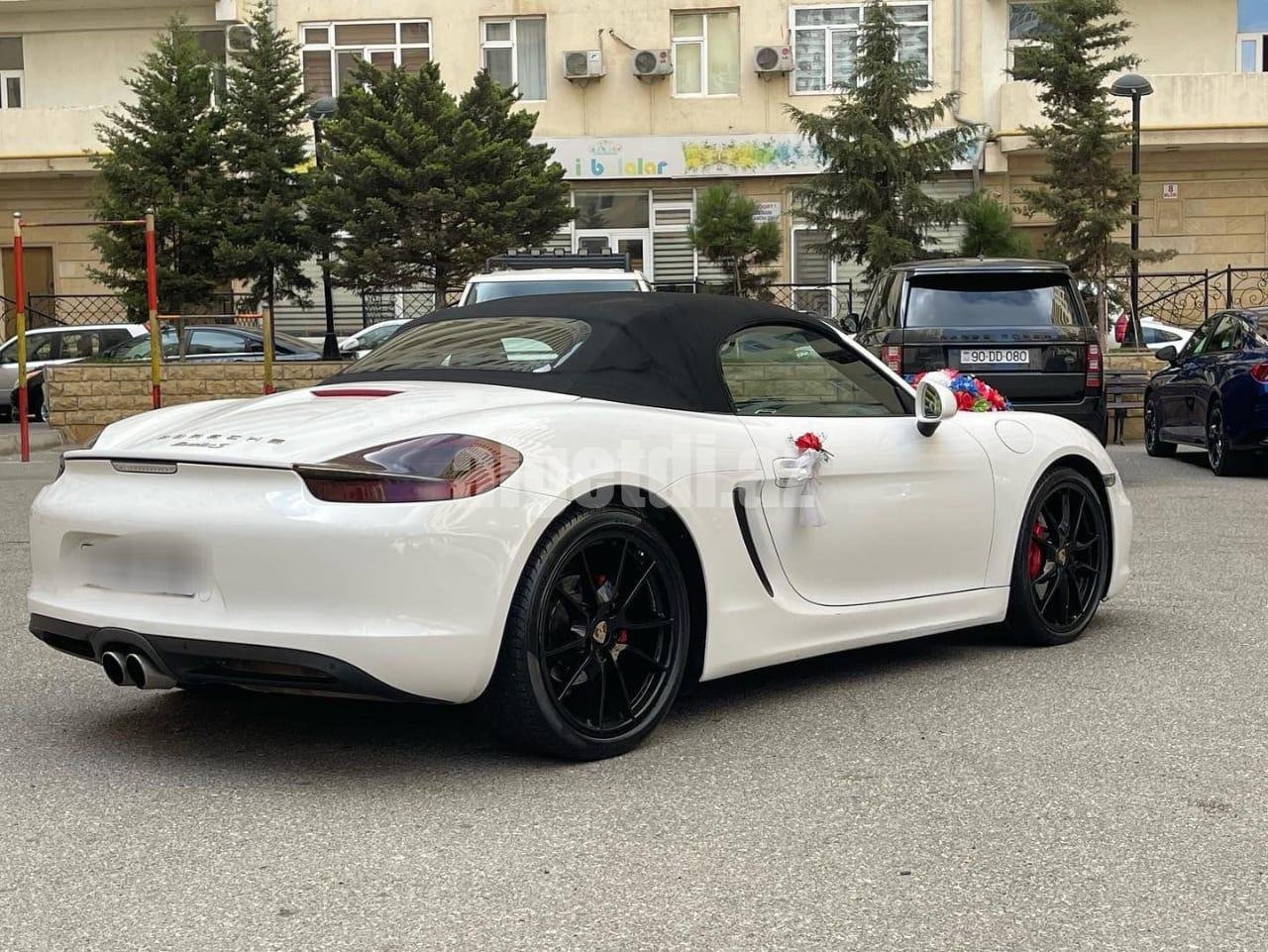 porsche boxster kabriolet bey gelin toy masini sifarisi