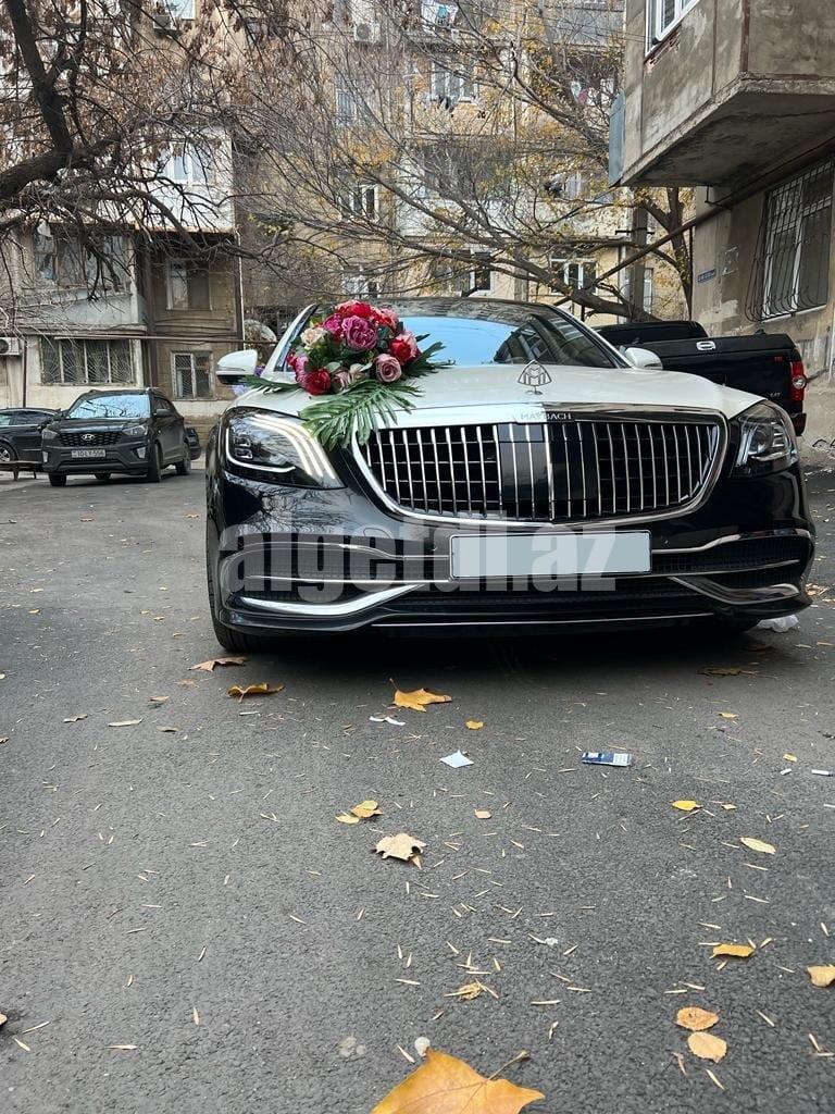 ag qara mercedes s class bey gelin toy masini