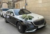 ag qara mercedes s class bey gelin toy masini