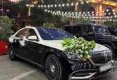 ag qara mercedes s class bey gelin toy masini