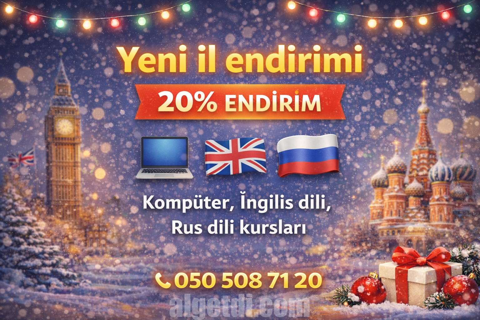 Yeni il endirimli hazırlıqlar