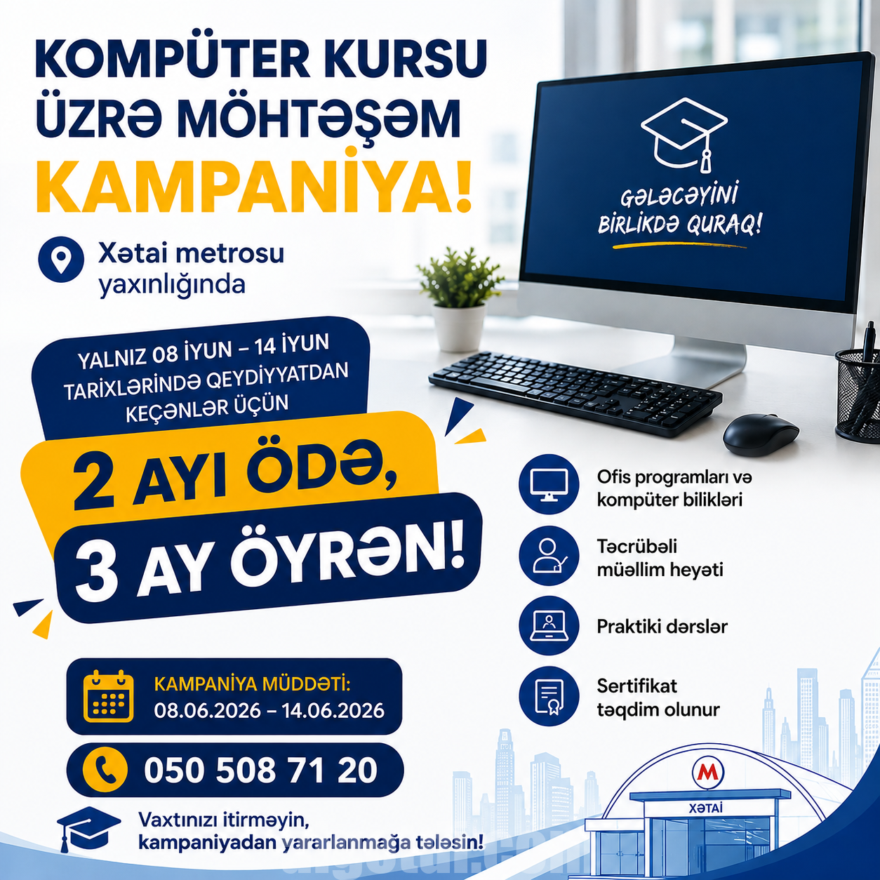 Kampaniya ofis proqramları kursu