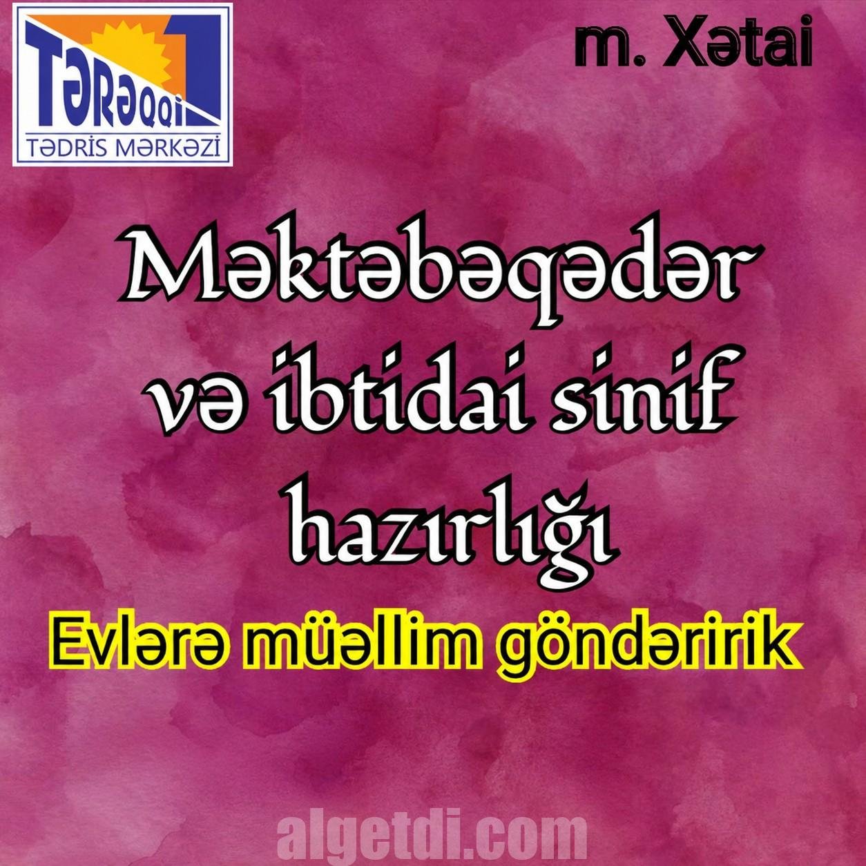 Məktəbəqədər və ibtidai sinif hazırlığı
