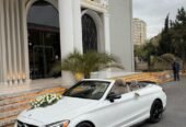 mercedes kabriolet bey gelin toy masini sifarisi