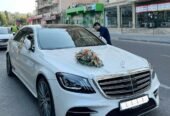 mercedes s class w222 bey gelin toy masini sifarisi