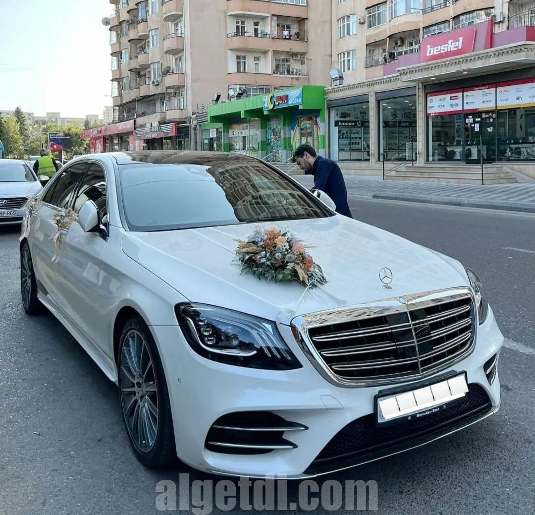 mercedes s class w222 bey gelin toy masini sifarisi