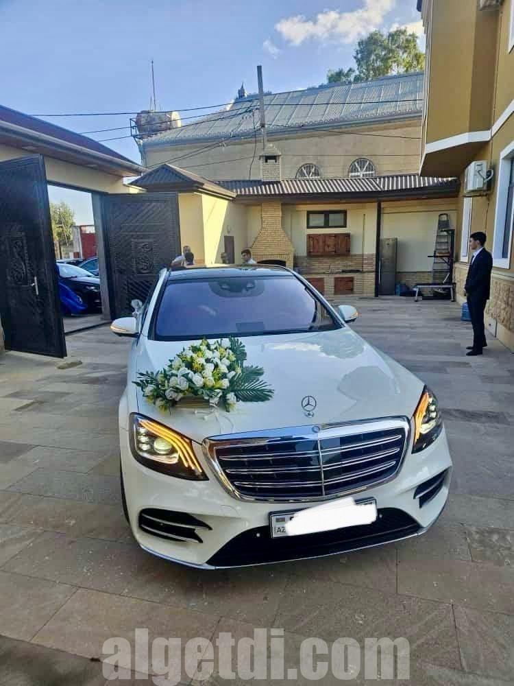 mercedes s class w222 bey gelin toy masini sifarisi