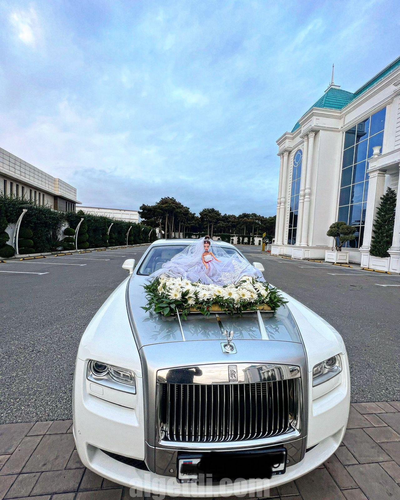 rolls royce white ghost bey gelin toy masini sifarisi