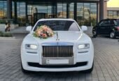 rolls royce white ghost bey gelin toy masini sifarisi