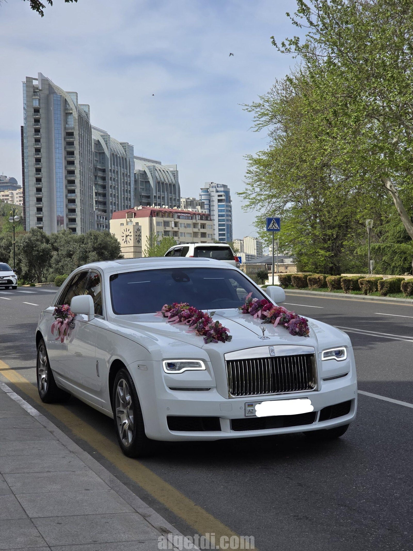 rolls royce white ghost bey gelin toy masini sifarisi